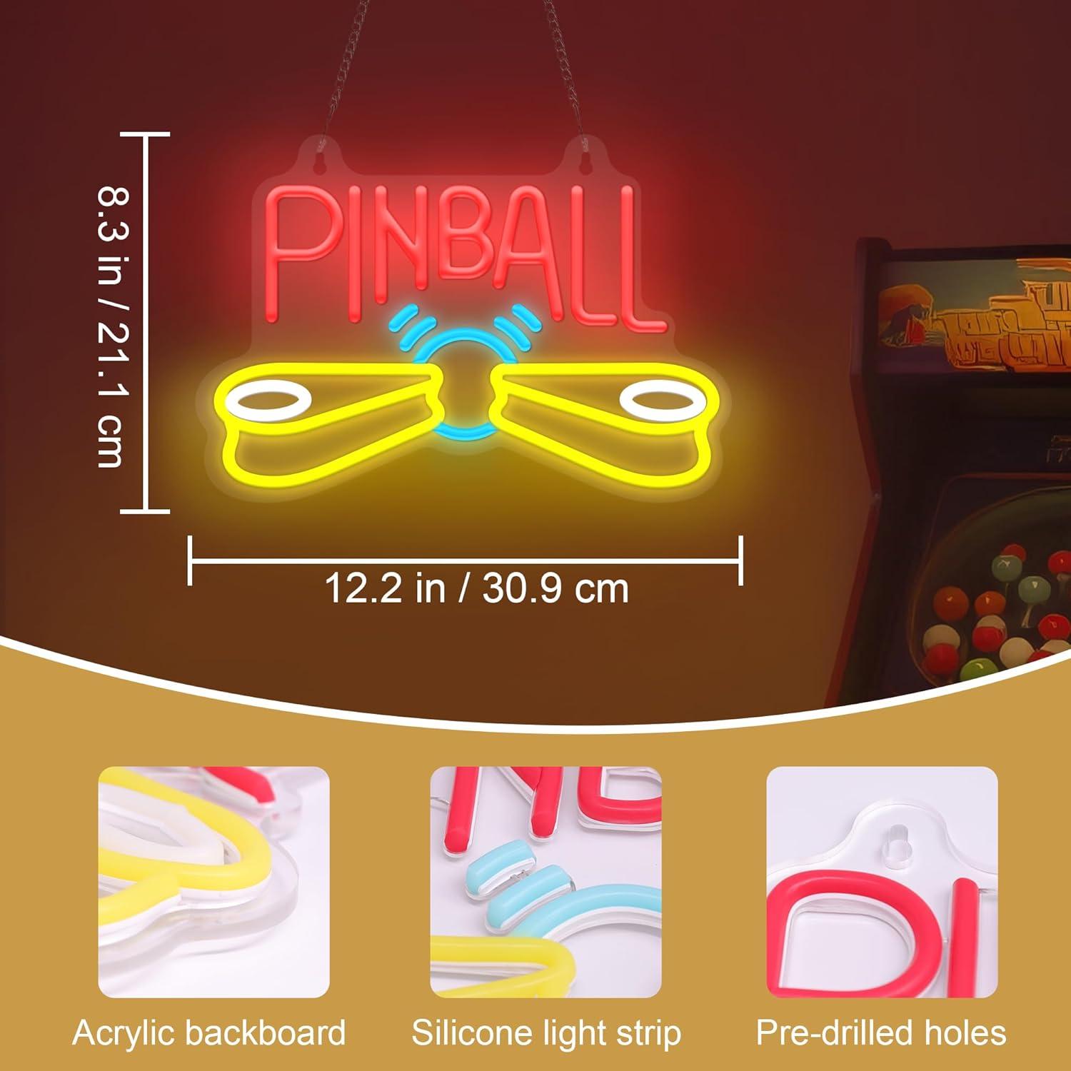 Insegna al neon per flipper, l - Arcade Games & Vending Llc Photos recensione e prezzo